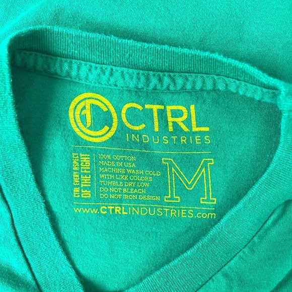 CTRL Jiu-Jitsu I Was Born To Roll Brazil M T-Shirt Medium Mens MMA Industries - Picture 5 of 5